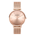custom popular brand luxury watch women wrist,  stainless steel mesh band wristwatches women